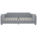 Pat de zi cu saltea, gri deschis, 80x200 cm, textil - WALTI WALTI