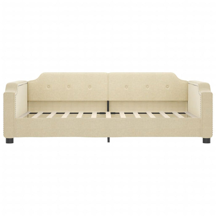 Pat de zi cu extensie, crem, 80x200 cm, textil - WALTI WALTI