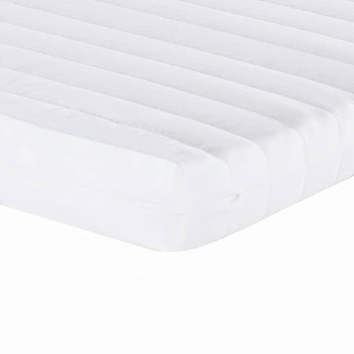 Pat de zi cu extensie și saltele alb 90x200 cm piele ecologică - WALTI WALTI