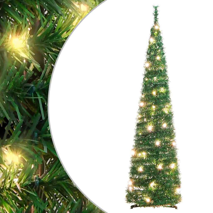Brad de Crăciun artificial pop-up 50 LED-uri verde 120 cm - WALTI WALTI