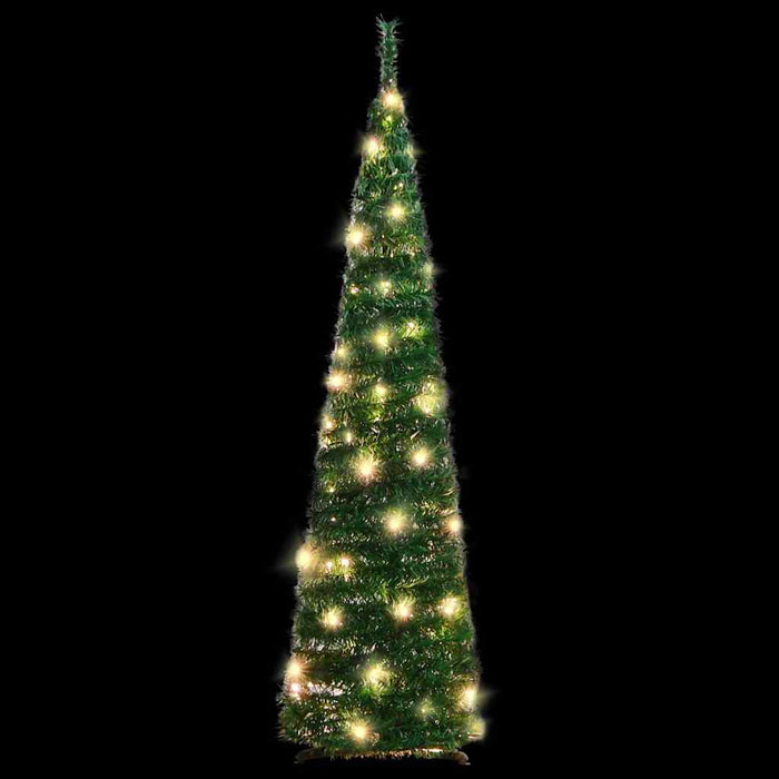 Brad de Crăciun artificial pop-up 50 LED-uri verde 120 cm - WALTI WALTI