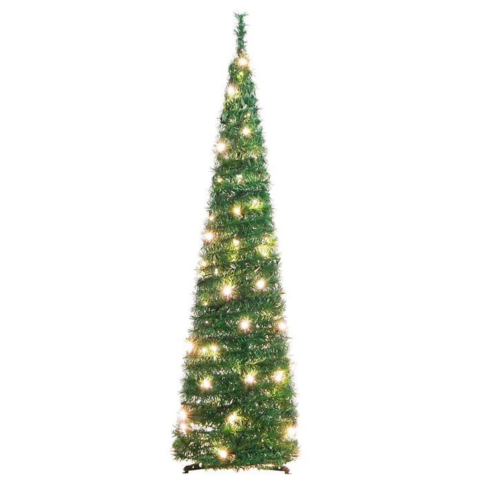 Brad de Crăciun artificial pop-up 50 LED-uri verde 120 cm - WALTI WALTI