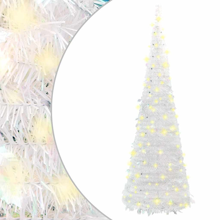 Brad de Crăciun artificial pop-up 50 LED-uri alb 120 cm - WALTI WALTI