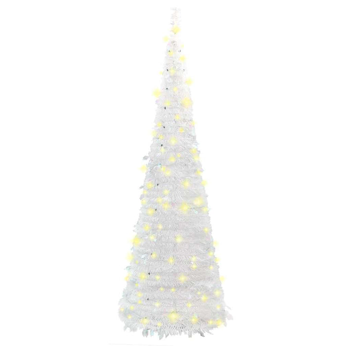 Brad de Crăciun artificial pop-up 50 LED-uri alb 120 cm - WALTI WALTI
