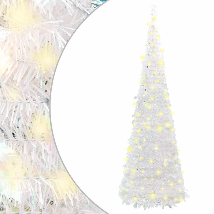 Brad de Crăciun artificial pop-up 100 LED-uri alb 150 cm - WALTI WALTI