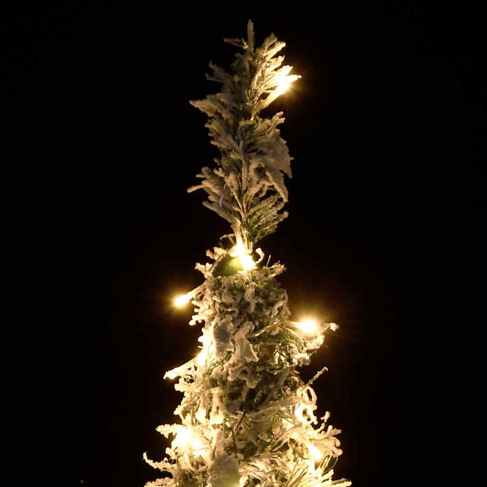 Brad de Crăciun artificial pop-up cu zăpadă, 100 LED-uri 150 cm - WALTI WALTI