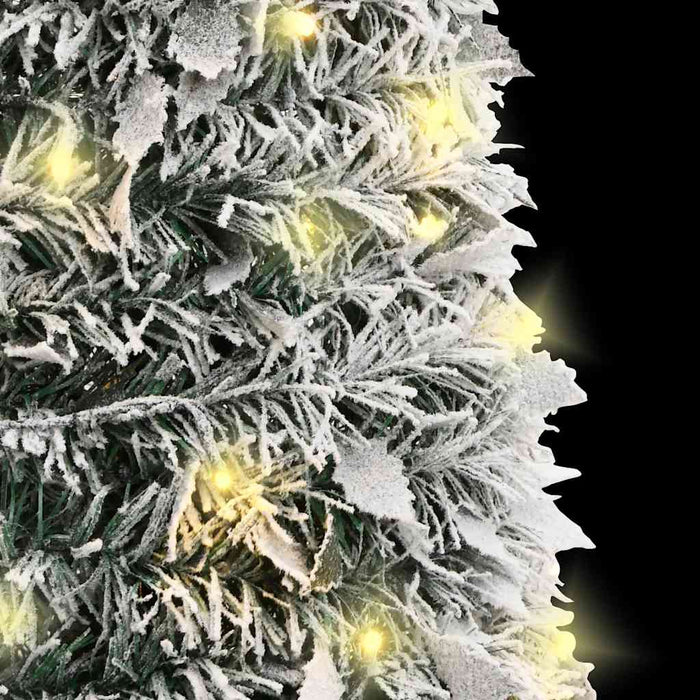 Brad de Crăciun artificial pop-up cu zăpadă, 100 LED-uri 150 cm - WALTI WALTI