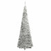 Brad de Crăciun artificial pop-up cu zăpadă, 100 LED-uri 150 cm - WALTI WALTI