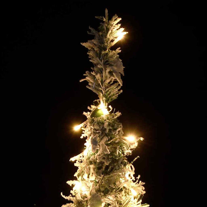 Brad de Crăciun artificial pop-up cu zăpadă, 200 LED-uri 210 cm - WALTI WALTI