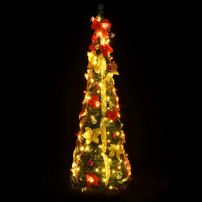 Brad de Crăciun artificial pop-up 100 LED-uri verde 150 cm - WALTI WALTI