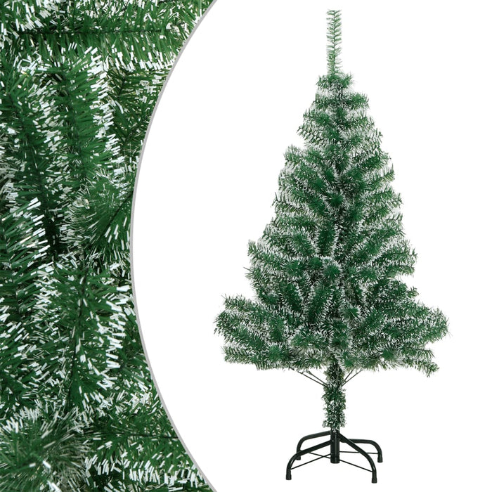 Brad de Crăciun artificial cu zăpadă, verde, 120 cm - WALTI WALTI
