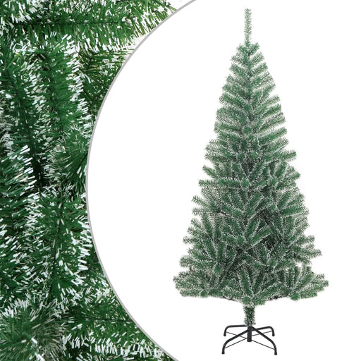 Brad de Crăciun artificial cu zăpadă pufoasă, verde, 210 cm - WALTI WALTI