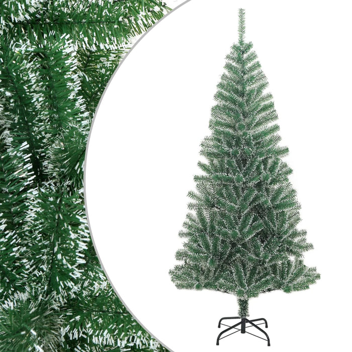 Brad de Crăciun artificial cu zăpadă pufoasă, verde, 210 cm - WALTI WALTI