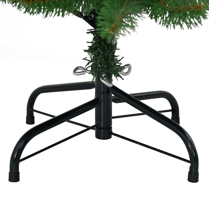 Brad de Crăciun artificial cu suport și balamale, verde, 120 cm - WALTI WALTI