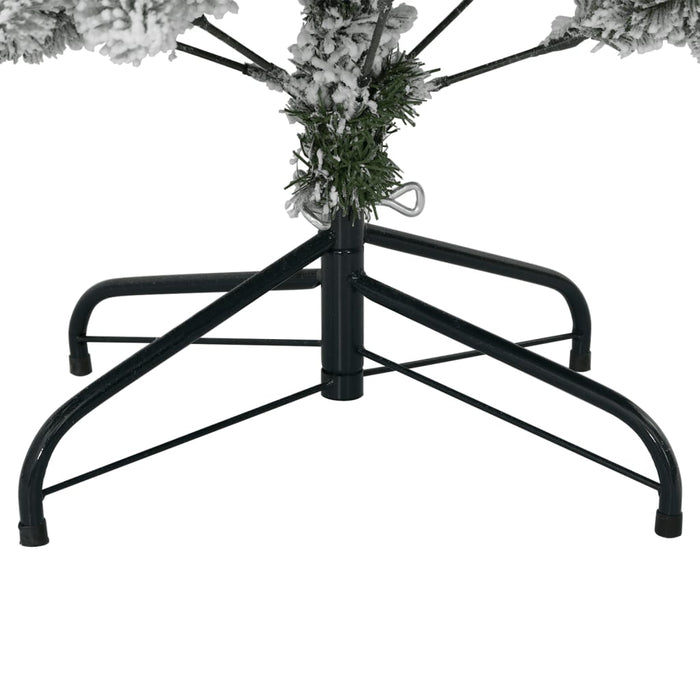Brad de Crăciun artificial cu balamale și zăpadă, 120 cm - WALTI WALTI