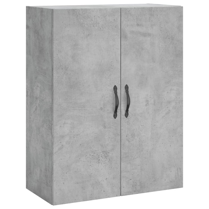 Dulap înalt, gri beton, 69,5x34x180, lemn compozit WALTI