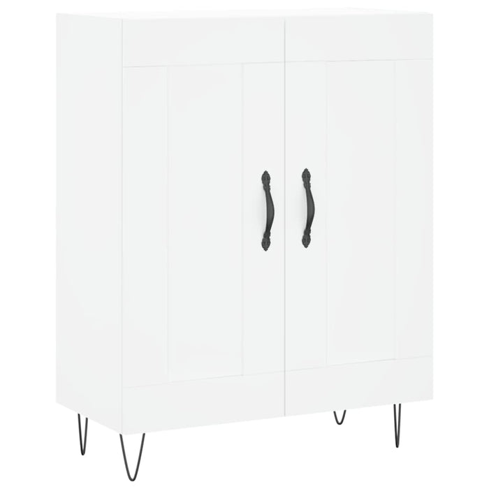 Dulap înalt, alb, 69,5x34x180 cm, lemn compozit WALTI
