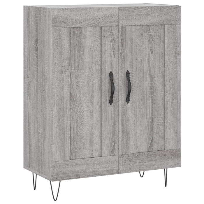 Dulap înalt, gri sonoma, 69,5x34x180 cm, lemn compozit - WALTI WALTI