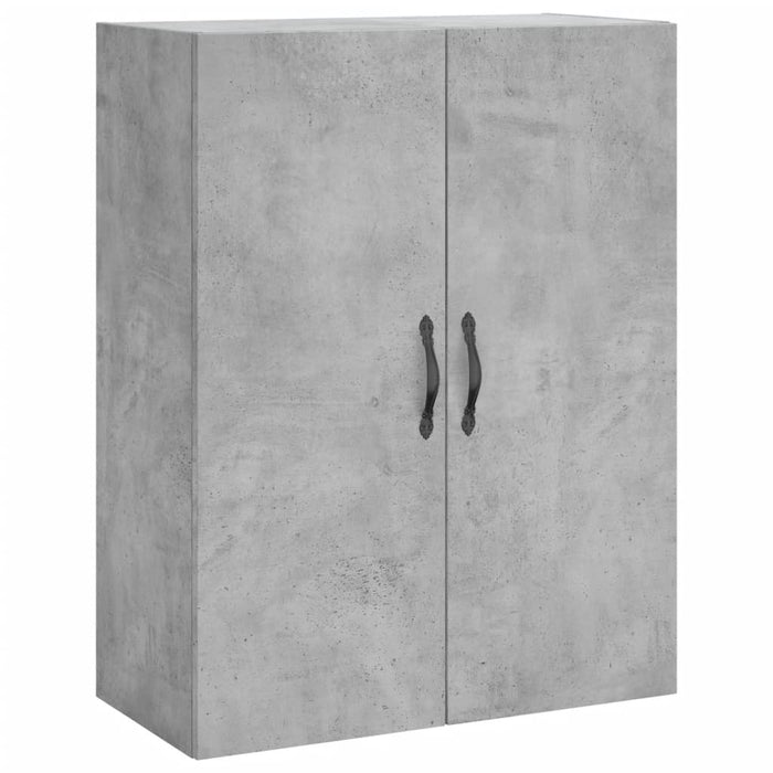 Dulap înalt, gri beton, 69,5x34x180, lemn compozit WALTI