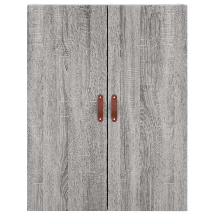 Dulap înalt, gri sonoma, 69,5x34x180 cm, lemn compozit WALTI