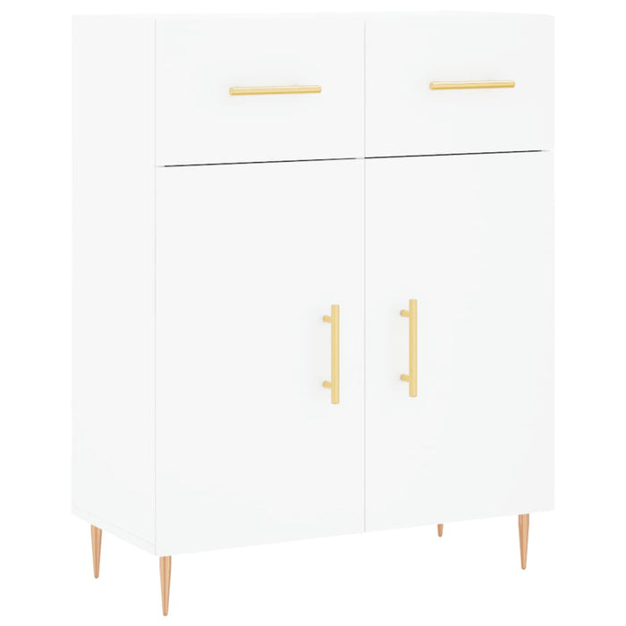 Dulap înalt, alb, 69,5x34x180 cm, lemn compozit - WALTI WALTI