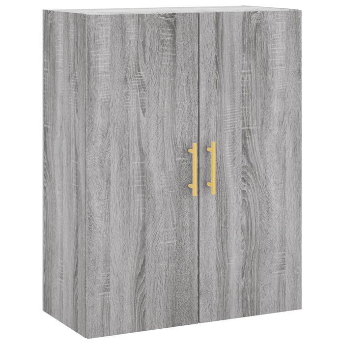 Dulap înalt, gri sonoma, 69,5x34x180 cm, lemn compozit WALTI