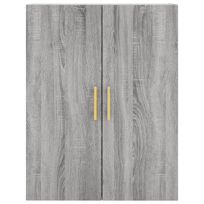 Dulap înalt, gri sonoma, 69,5x34x180 cm, lemn compozit WALTI