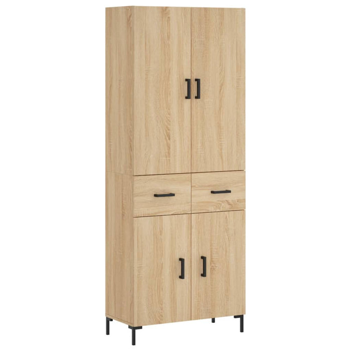 Dulap înalt, stejar sonoma, 69,5x34x180 cm, lemn compozit - WALTI WALTI