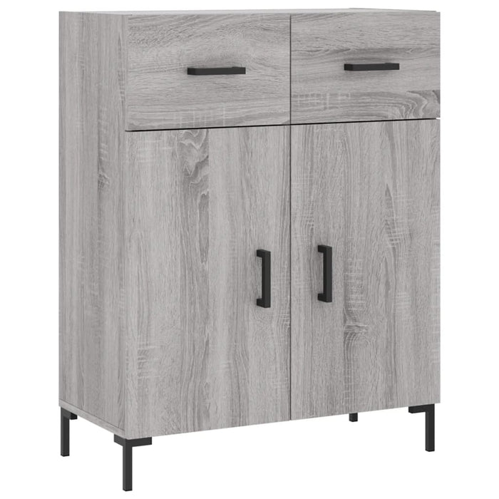 Dulap înalt, gri sonoma, 69,5x34x180 cm, lemn compozit WALTI