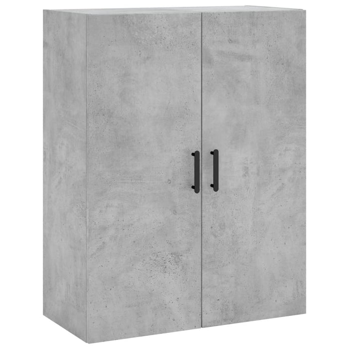 Dulap înalt, gri beton, 69,5x34x180, lemn compozit WALTI
