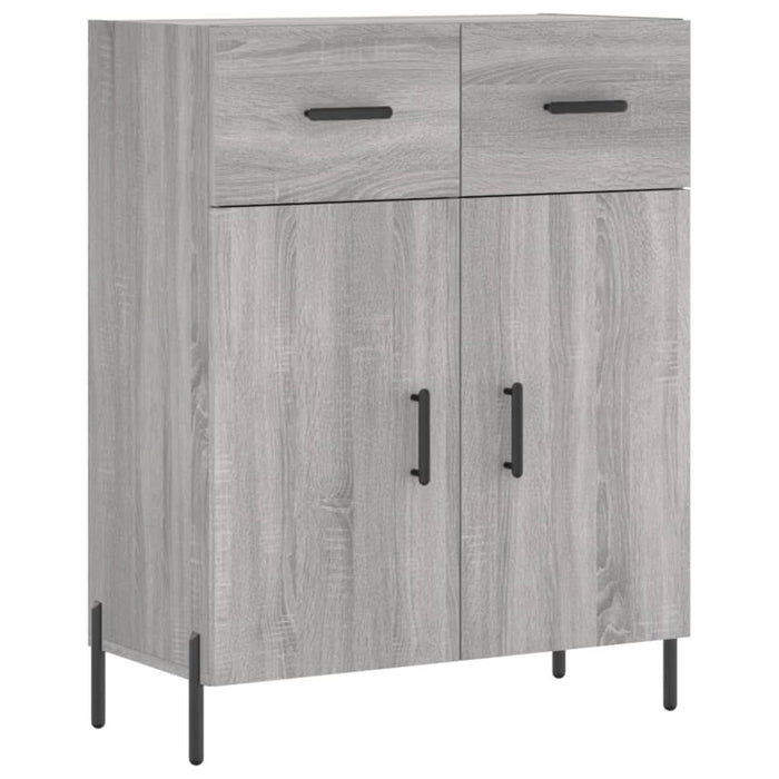 Dulap înalt, gri sonoma, 69,5x34x180 cm, lemn compozit - WALTI WALTI