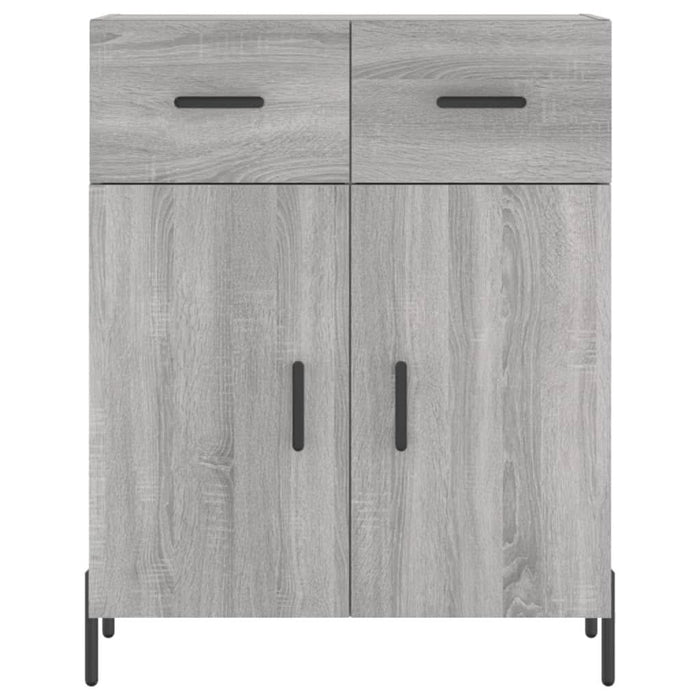 Dulap înalt, gri sonoma, 69,5x34x180 cm, lemn compozit - WALTI WALTI