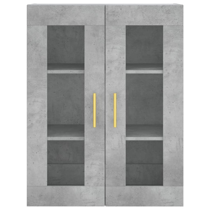 Dulap înalt, gri beton, 69,5x34x180, lemn compozit - WALTI WALTI