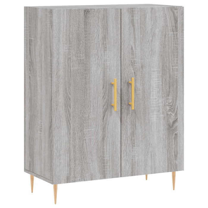 Dulap înalt, gri sonoma, 69,5x34x180 cm, lemn compozit WALTI