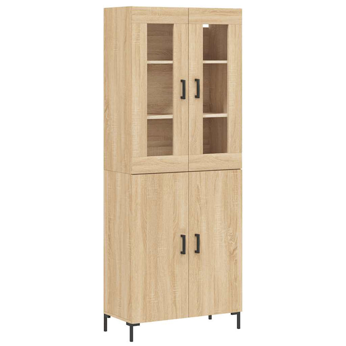 Dulap înalt, stejar sonoma, 69,5x34x180 cm, lemn compozit WALTI