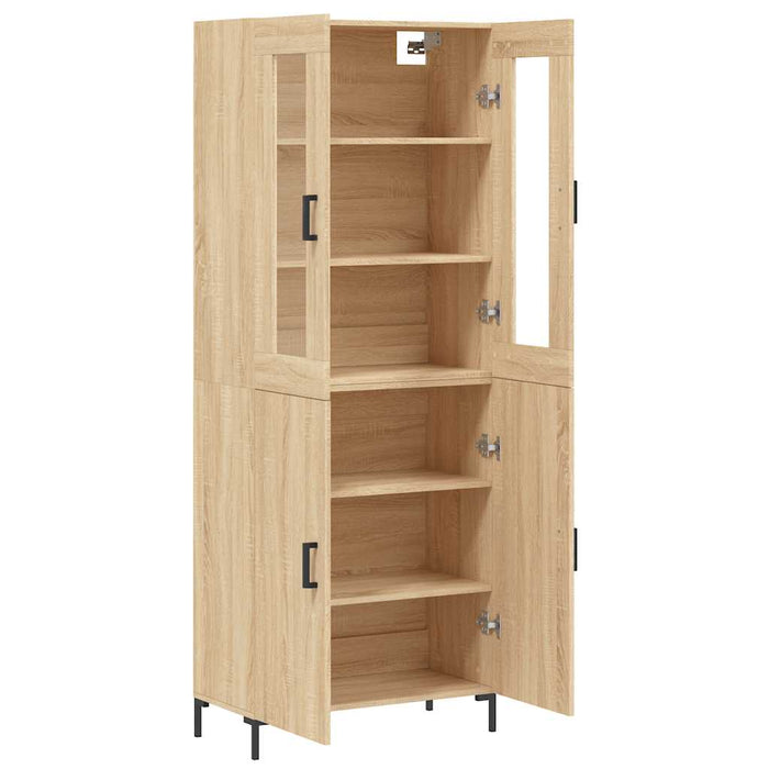 Dulap înalt, stejar sonoma, 69,5x34x180 cm, lemn compozit WALTI