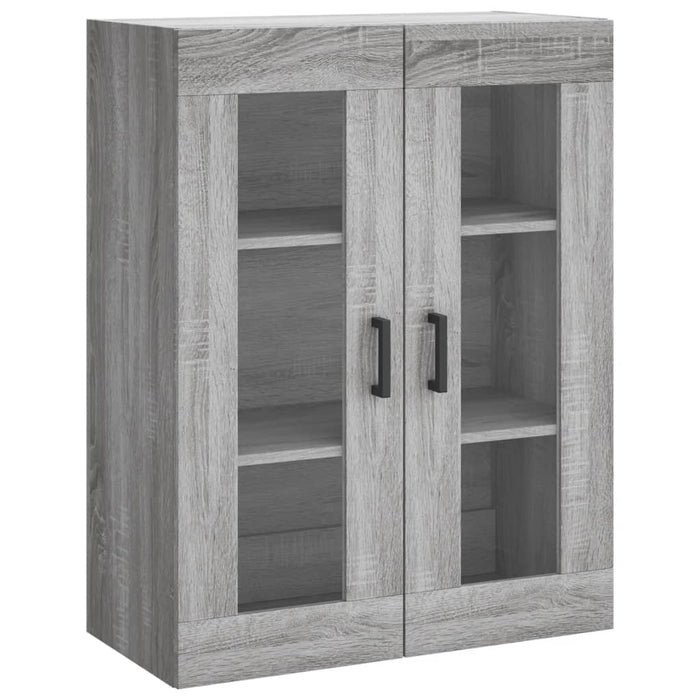 Dulap înalt, gri sonoma, 69,5x34x180 cm, lemn compozit WALTI