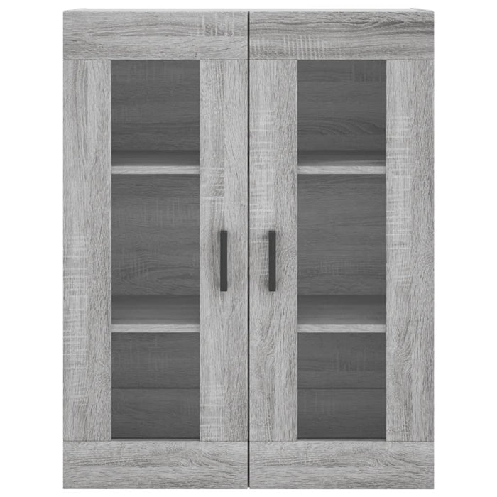 Dulap înalt, gri sonoma, 69,5x34x180 cm, lemn compozit WALTI
