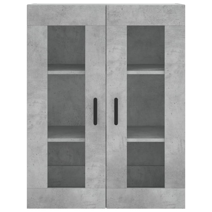 Dulap înalt, gri beton, 69,5x34x180, lemn compozit WALTI