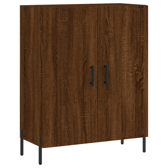Dulap înalt, stejar maro, 69,5x34x180 cm, lemn compozit WALTI