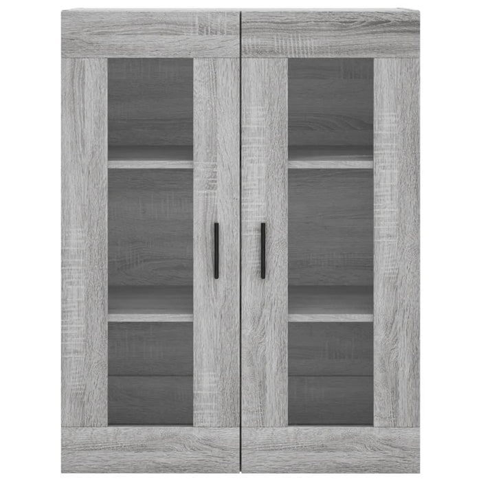 Dulap înalt, gri sonoma, 69,5x34x180 cm, lemn compozit WALTI