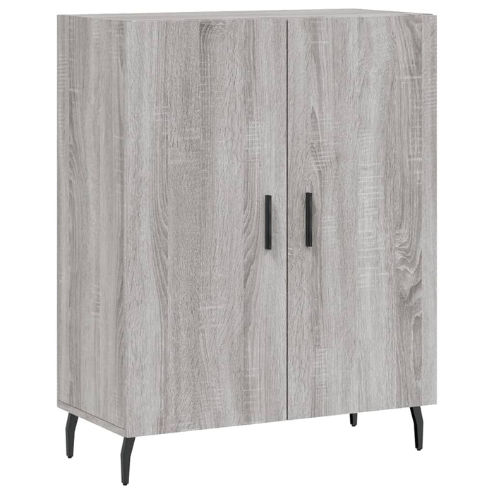 Dulap înalt, gri sonoma, 69,5x34x180 cm, lemn compozit WALTI
