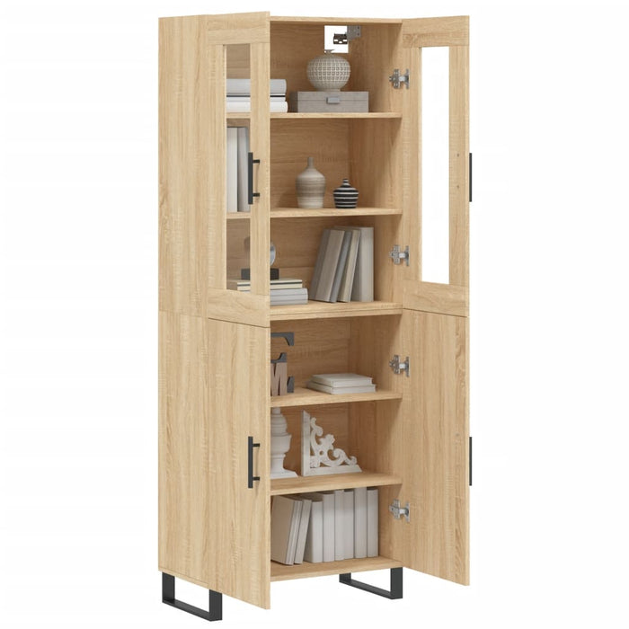 Dulap înalt, stejar sonoma, 69,5x34x180 cm, lemn compozit WALTI