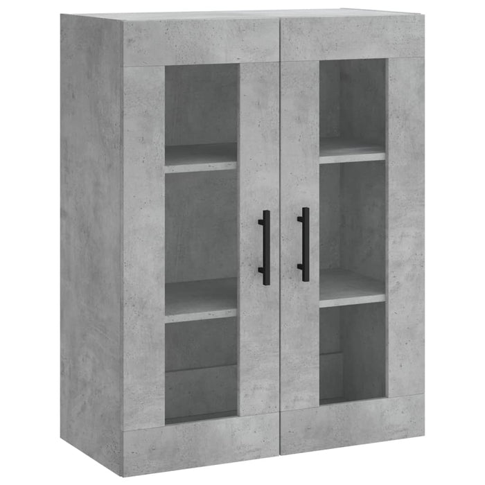 Dulap înalt, gri beton, 69,5x34x180, lemn compozit WALTI