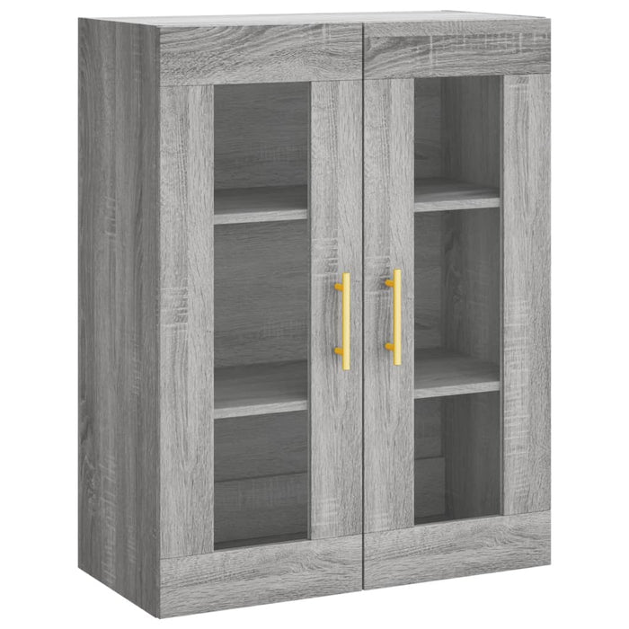 Dulap înalt, gri sonoma, 69,5x34x180 cm, lemn compozit WALTI
