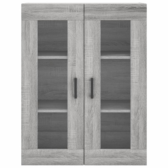 Dulap înalt, gri sonoma, 69,5x34x180 cm, lemn compozit WALTI