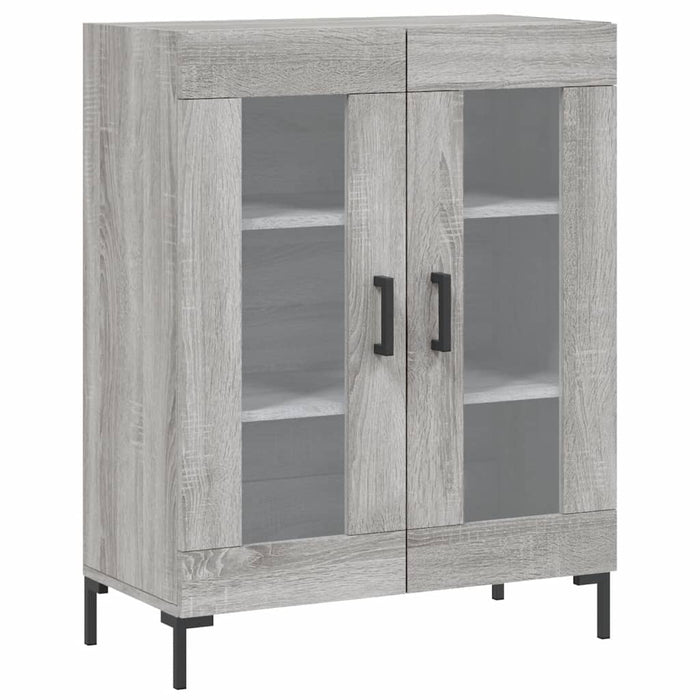 Dulap înalt, gri sonoma, 69,5x34x180 cm, lemn compozit WALTI
