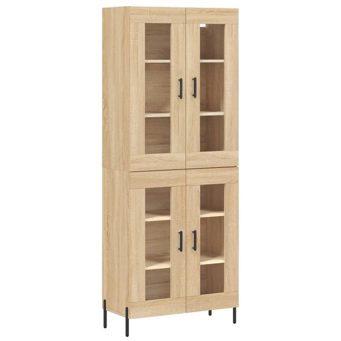 Dulap înalt, stejar sonoma, 69,5x34x180 cm, lemn compozit WALTI