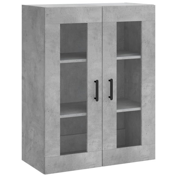 Dulap înalt, gri beton, 69,5x34x180, lemn compozit - WALTI WALTI