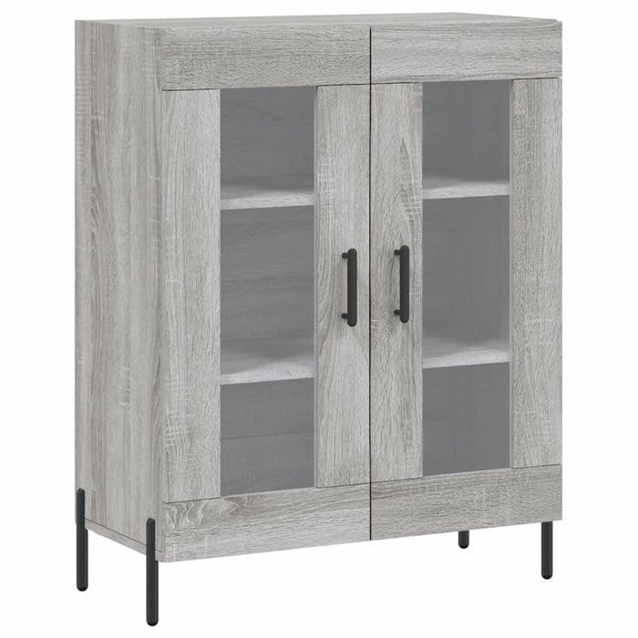 Dulap înalt, gri sonoma, 69,5x34x180 cm, lemn compozit WALTI